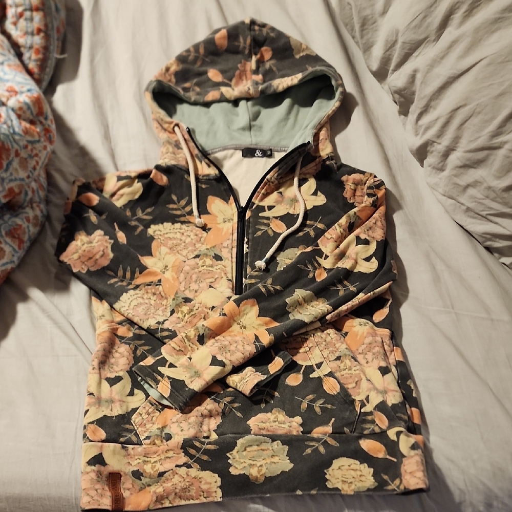 Floral Patterned Men's Sweater